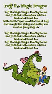 Puff The Magic Dragon Lyrics Kids Songs Children Songs Lyrics Nursery Songs