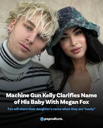 No, #MeganFox and #MachineGunKelly didn't name their baby Celestial  Seed🙅‍♂️ The rapper took to Instagram after the arrival of his daughter  with the 'Transformers' actress to clarify his initial birth announcement.  More