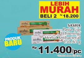 Promo Harga Sasha Pasta Gigi Terbaru Minggu Ini Katalog Giant Superindo Hemat Id