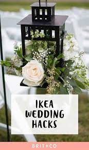 These Ikea Wedding Hacks Will Save You Some Serious Dough Ikea Wedding Wedding Decorations Wedding Aisle