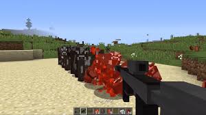 These mods will add to your minecraft world many different types of minecraft bedrock weapon mods to replace boring old equipment. Minecraft Gun Command 3d Machine Gun And Rifle Cimap Minecraft
