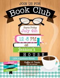 Book Club Invitation Event Invitation Design Book Invitation Invitation Design Template