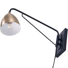 Southern Enterprises Matley Wall Mounted Reading Lamp In Bronze Lt1967