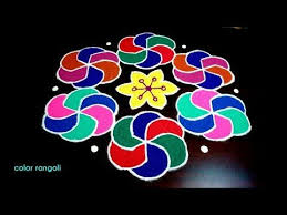 Beautiful Flower Kolam 13 7 Dots Youtube Rangoli Ideas Beautiful Flowers Flowers
