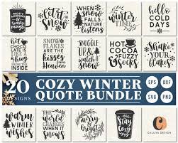 Download Winter Quote Svg Cut File Bundle Deal Cut File For Cricut Etsy
