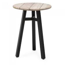 Pebble lane living captains dining chairs, rounded arms, all weather urethane finish, light gray & solid wood, set of 2 Risa Round Outdoor Bar Table Gommaire Tentation