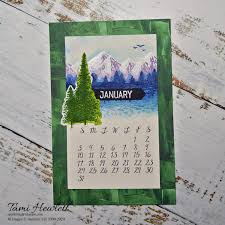 2021 Desktop Calendars In 2020 Desktop Calendar Diy Calendar Tree Stamp