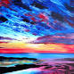 Paint Nite: Tahitian Sunset event in Costa Mesa, CA