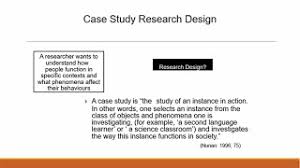 For example, one monitors the influence of an independent variable such as a price on a dependent variable such as customer satisfaction or brand. Case Study Research Design Urdu Youtube