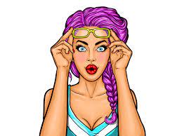 Pop Art Girl Transparent Image Download Free Pop Art Girl Transparent Image In Png Formats Pop Art Girl Pop Art Comic Pop Art Women