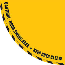 Door Swing Floor Marking Sign Floor Tape Safety Floor Flooring