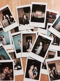 We Had A Small Polaroid Camera That We Used To Take Pictures Of Our Engagement Dinner It Made It That Mor Polaroid Pictures Poloroid Pictures Polaroid Display