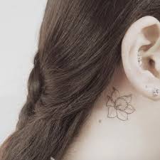 50 Amazing Behind The Ear Tattoos For Women Ear Tattoo Small Tattoos Cool Small Tattoos