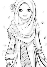 Dan yang mana objek tersebut, tidak terkena efek hitam putih. Hijab Coloring Pages Shefalitayal
