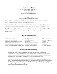 larry dodd functional resume