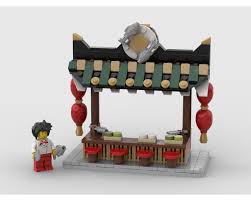 Chinese Street Food Stnad Lego Food Lego Lego Ninjago City