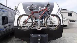 This bike rack was purchased for the purpose of installing it the way it is intended. Trailer Tongue Bike Rack Support A Velo Sur Roulotte Futura Gp Youtube