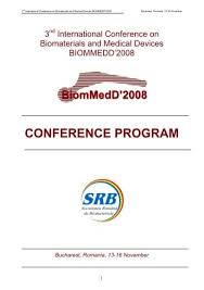 View the profiles of professionals named colceriu on linkedin. Programul Stiintific Biommedd 2008