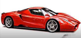 Just follow these instructions from the video. How To Draw A Ferrari Enzo Step By Step Car Drawing Tutorial