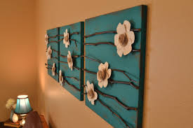 My Pinterest Inspired Paper Flowers Branches Canvas Wall Decor Pinterest Decorating Decor Canvas Wall Decor