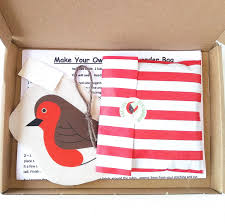 Robin Lavender Bag Kit, Diy Craft Kit, Robin Se...