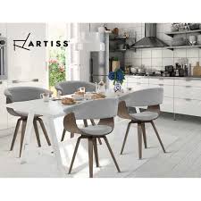 A wide variety of bent wood cabinet options 2. Artiss Dining Chairs Bentwood Chair Kitchen Velvet Fabric Timber Wood Retro Grey Spillarosales