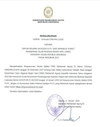 39k/pid/1984, tertanggal 13 september 1984; Rekrutmen Cpns Mahkamah Agung Ri On Twitter Berikut Ini Daftar Pelamar P1 Tl Yang Memenuhi Syarat Penerimaan Cpns Ma 2019 Loh Kok Bukan Pengumuman Jadwal Dan Lokasi Skd Min Sabar Ya Sobatma Https T Co 1bprrhk6go