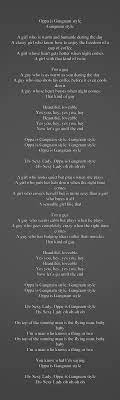 It's that assertiveness that makes it play wel. Gangnam Style English Lyrics