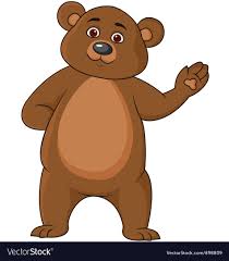 Vector Illustration Of Funny Brown Bear Cartoon Waving Hand Download A Free Preview Or High Quality Adobe I Bear Cartoon Teddy Bear Cartoon Polar Bear Cartoon