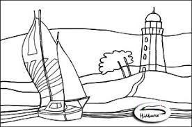 Ausmalbilder Seebad Hiddensee