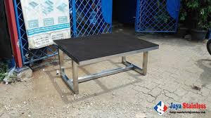 Kaki Dapur Custom Stainless Steel Top Table Marmer Sesuai Keinginan Customer Meja Stainless Asli Memiliki Keunggulan Dibanding Deng Di 2020 Kaki Meja Meja Kaca Kaca