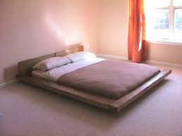 Walnut King Platform Bed The Original Nok Etsy In 2020 Platform Bed Designs Wooden Platform Bed Japanese Platform Bed