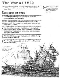Bdjh8thushistory 24 War Of 1812 Handout Pdf War Of 1812 Ap Us History Homeschool History