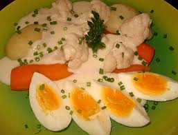 Oeuf à la coque aux oeufs de lump. Legumes Et Oeuf Bechamel