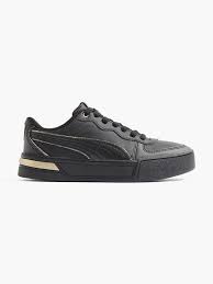 Der g10 griff ist mit messingstiften befestigt und liegt. Puma Sneaker Puma Skye Metallic In Schwarz Deichmann