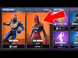 Topwear offers the hottest video game fortnite hoodies of high qualities online shopping. Fortnite New Legendary Criterion And Red Knight Skins Fortnite Battle Royale Youtube
