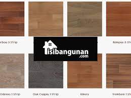 Pilihan pertama untuk lantai dengan harga terjangkau adalah lantai vinyl. Jenis Stiker Lantai Motif Kayu Vinyl