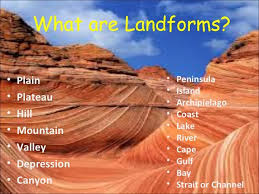 What Are Landforms Landforms Lessons Landforms Image