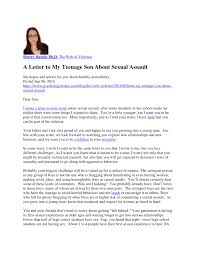 A letter to my friends. Pdf A Letter To My Teenage Son About Sexual Assault