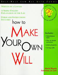 Our will kit helps you to create a convenient and affordable legal will. How To Make Your Own Will With Forms Self Help Law Kit With Forms Warda Mark 9781570712289 Amazon Com Books