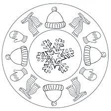 Mandala Winter Ostern Geschenke Basteln Winter Thema Weihnachtsmalvorlagen