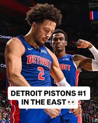 Detroit Pistons have won 6 straight & currently 8-2 making them #1 in the  East ✍️