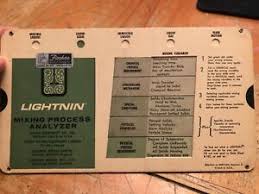 Details About 1962 Slide Chart Perrygraf Lightnin Calculator Mixing Holding Tanks