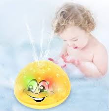 Things are going to be. Sopu Spray Water Baby Bath Toy Waterproof Light Up Induction Sprinkler Toys Kids Bathtime Fun Toys With Colorful Lights Toys Flirts Baby Bath Toys Kids Bathtime Fun Kids Bath Toys