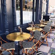 Habitually Chic Blue Monday 2 February 2015 Restaurant Interior Cafe Interior Bistro Chairs