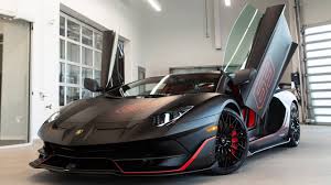 This Is The 2019 Lamborghini Aventador Svj 63 Edition In Nero Pulso Lamborghini Lamborghini Aventador Sports Cars Luxury