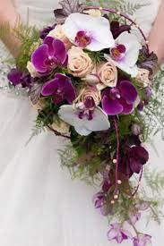 Orchideen als schnittblumen oder hochzeitsstrauß. Brautstrausse Mit Orchideen