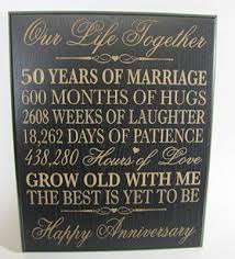 50th Wedding Anniversary Wall Plaque Gifts For Couple 50th Anniversary Gifts 25th Anniversary Gifts 1st Wedding Anniversary 1st Anniversary Gifts