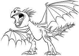 Nadder Angry Screaming In How To Train Your Dragon Coloring Pages Coloring Sky Coloriage Coloriage Dragon Coloriage Dinosaure