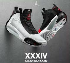 New Air Jordan Xxxiv Bred 14 Nike Iv 1 3 4 5 7 Xi I V White Black Zion 34 Og Shoes Kicks Sneakerheads Jordan Shoes Retro Sneakers Men Fashion Sneakers Men